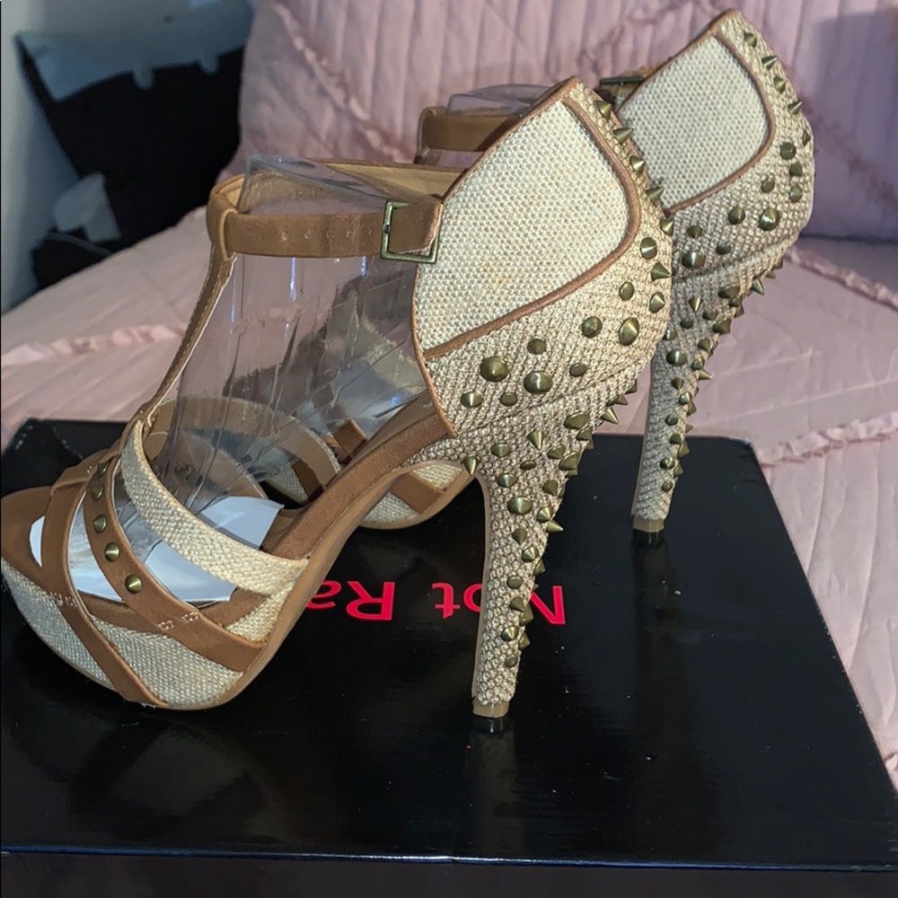 brown heels